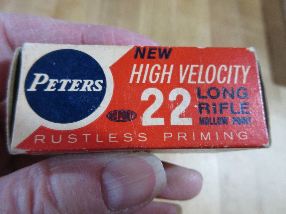 Empty Ammo Box Peters 22 L HP. (w17) # 16