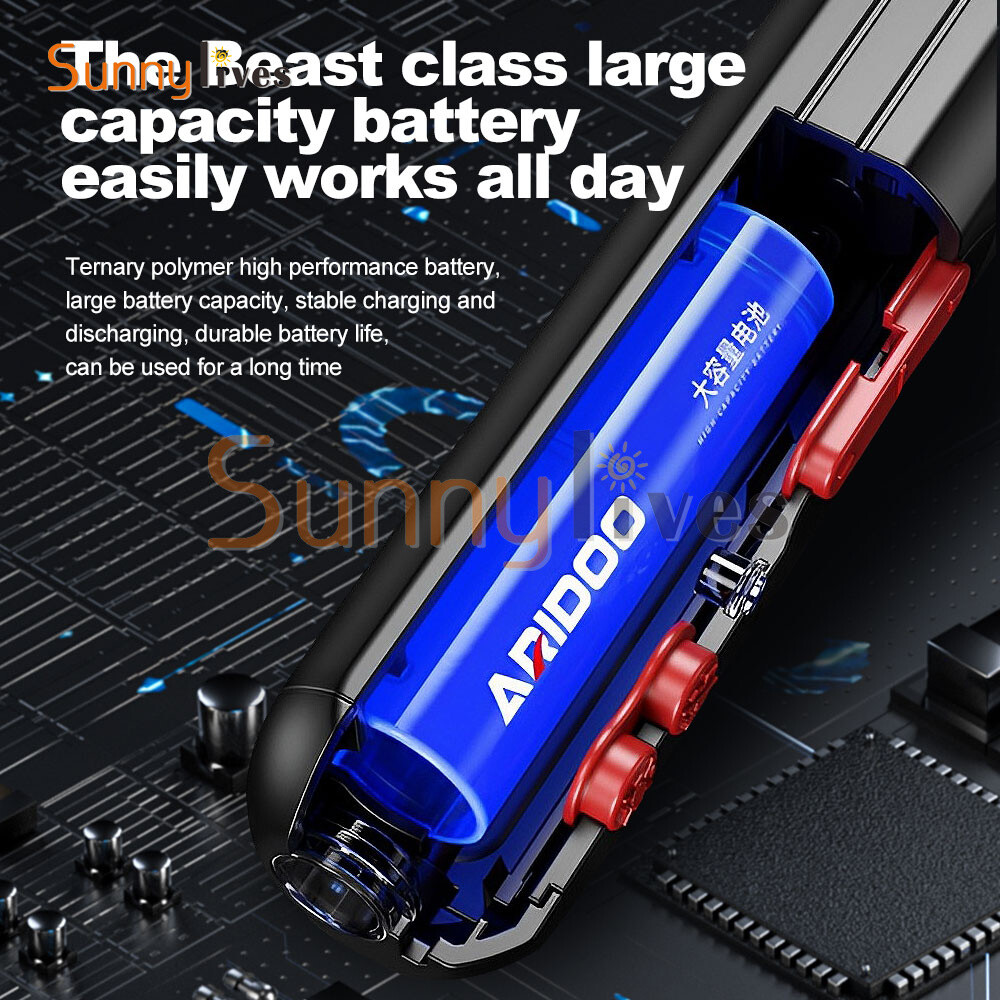 Portable Electric Screwdriver Compact USB Rechargeable Screw Driver Power Tool ~
