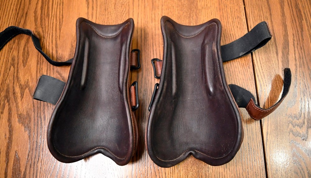Devoucoux, front boots, brown leather, Medium