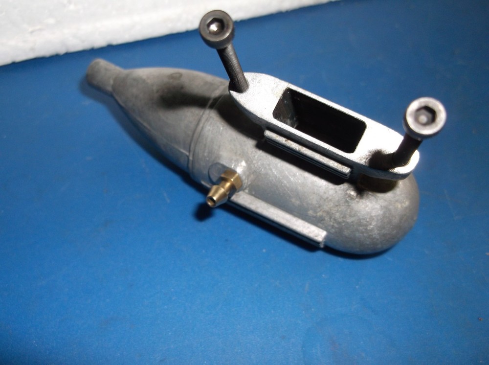 NICE ASP .25 MODEL AIRPLANE ENGINE MUFFLER ALL GOOD WITH SCREWS