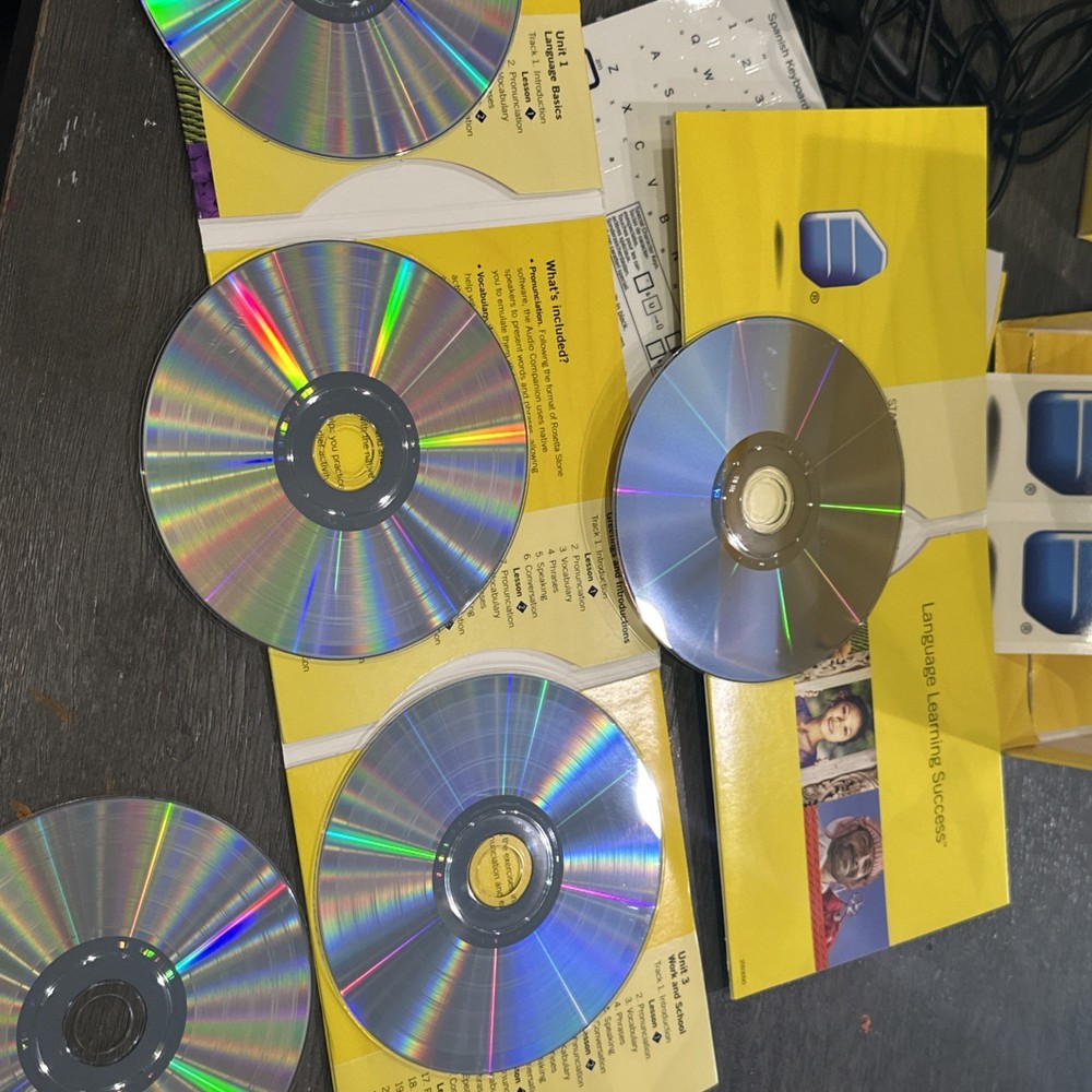 Rosetta Stone Spanish Level 1 With Headphones Untested
