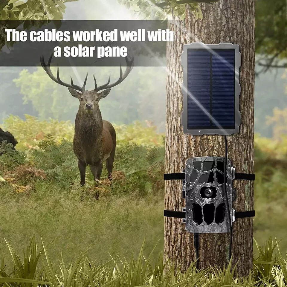 79In DC External Power Cable for Trail Cameras - Compatible with Spypoint & More