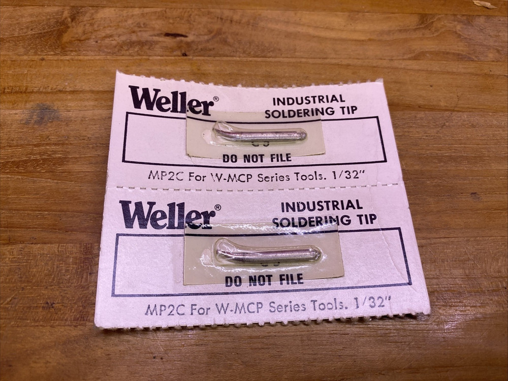 Weller MP2C for W-MCP Series Tool Tips replacement  1/32" ( Pack of 2 )