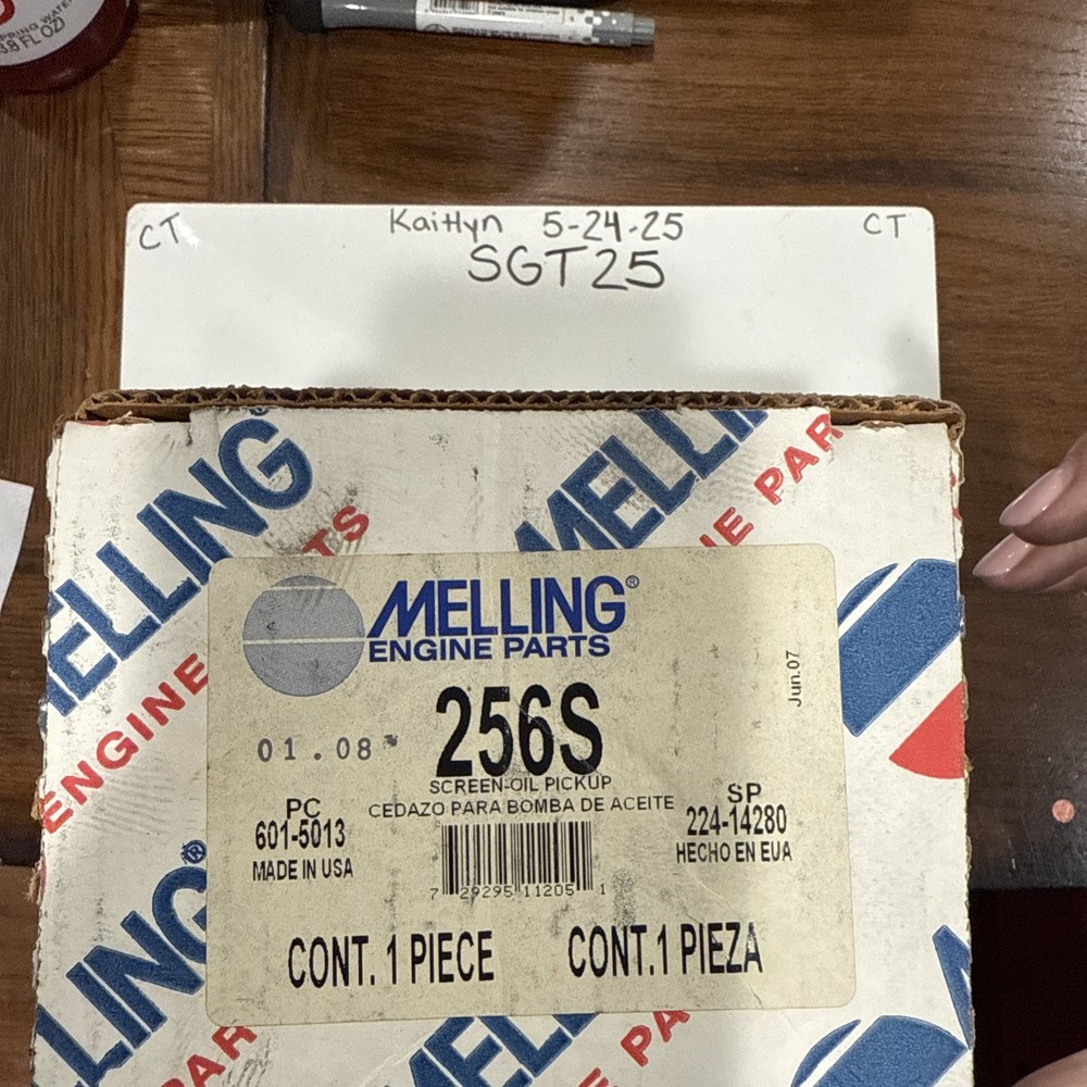 Melling 256S Stock Replacement Oil Pump Screen