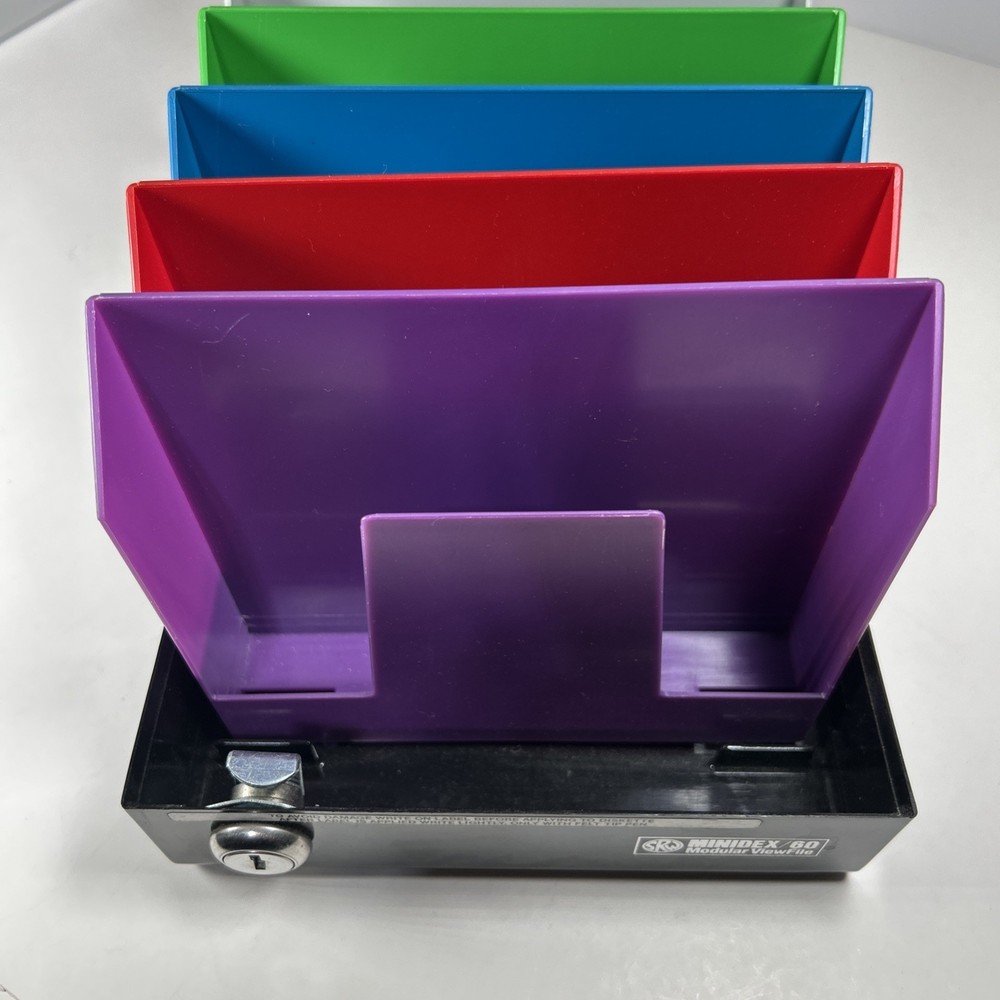 MiniDex 60 Modular ViewFile Vintage Computing 5.25" Floppy Disk Storage
