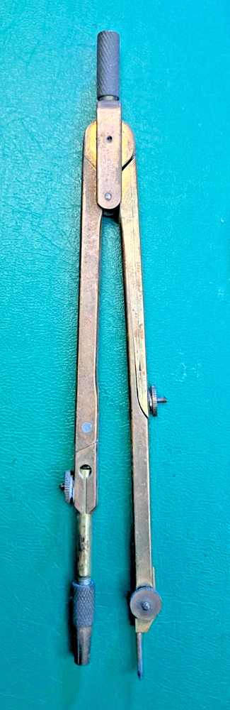 Vintage Draughtsman Technical Drawing Engineers Tools Bundle - Brass / Steel