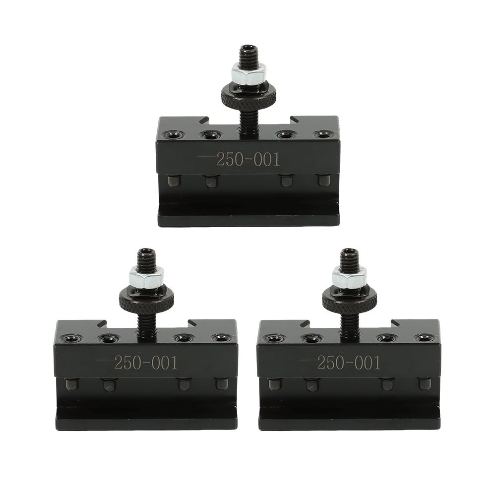 3 PCS Quick Change Turning & Facing Lathe Tool Post Holder 250-001 OXA #1