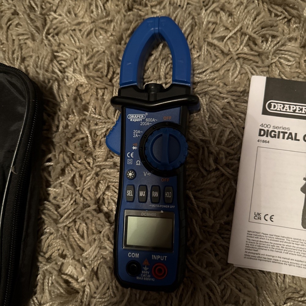 Draper Manual-Ranging Digital Clamp Meter 41864