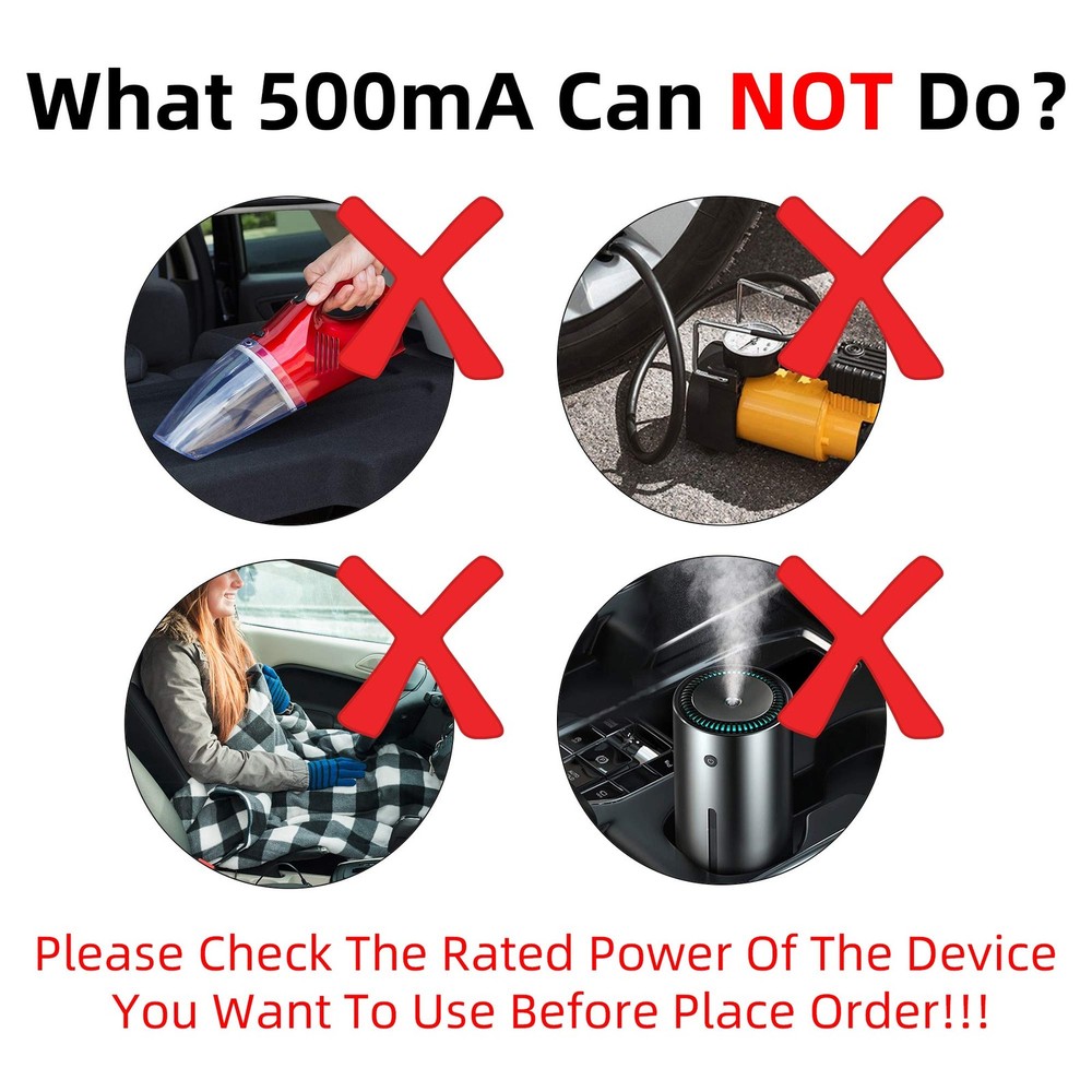 Universal AC to Car Cigarette Lighter Socket Adapter Converter Vehicle Power ...