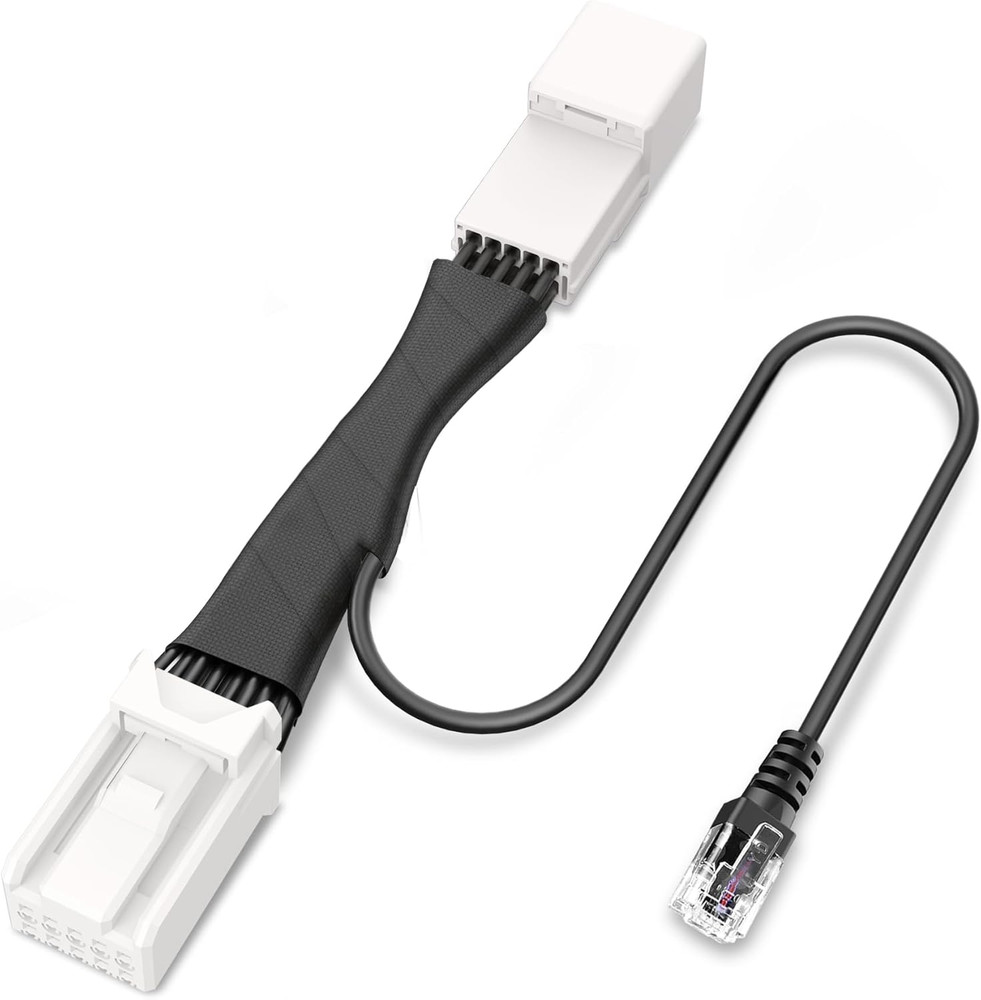 Radar Detector Power Adapter RJ11 Plug (10Pin Type B Connector) Compatible with