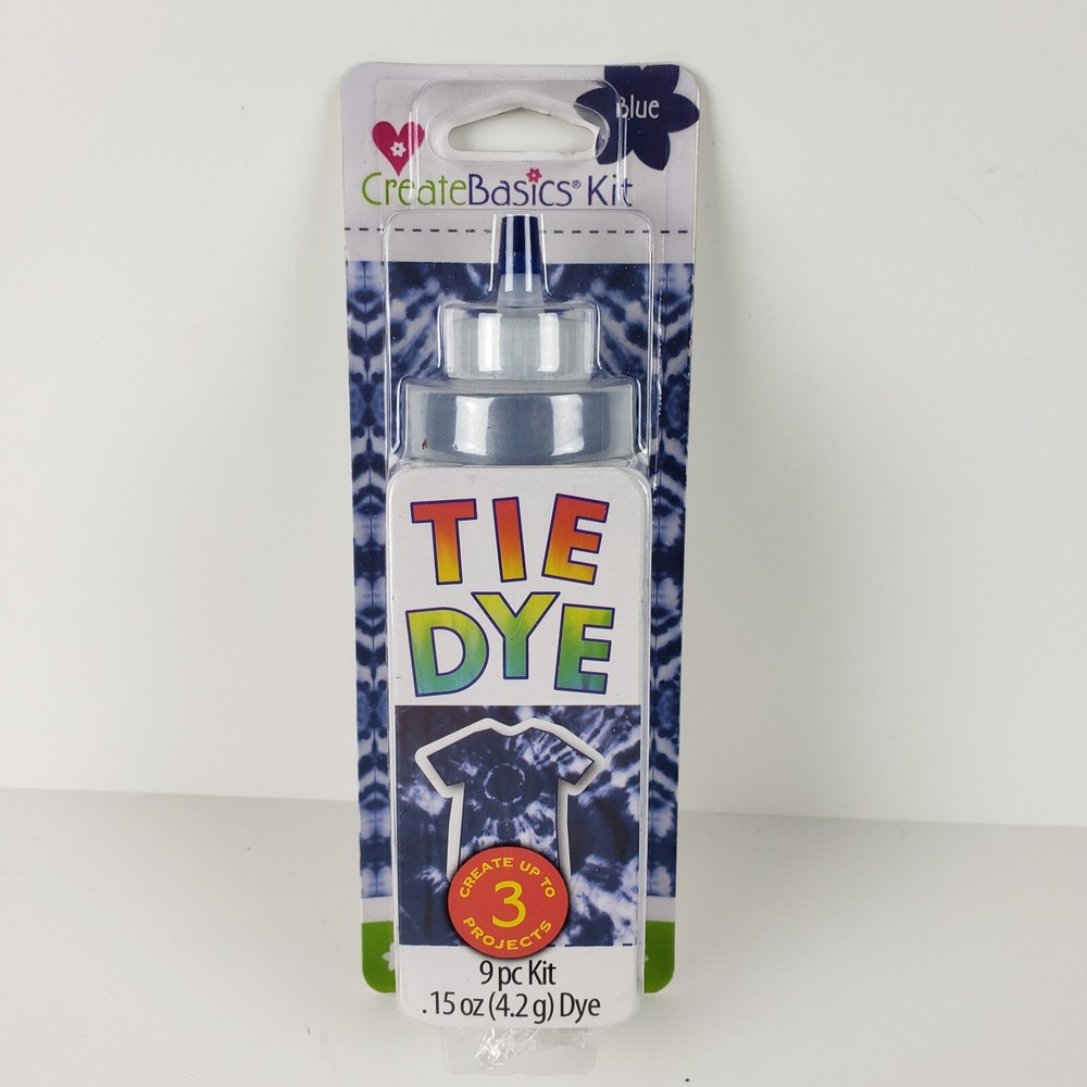 Create Basics BLUE Tie Dye 9 Piece Kit Create Up To 3 Projects FREE SHIPPING