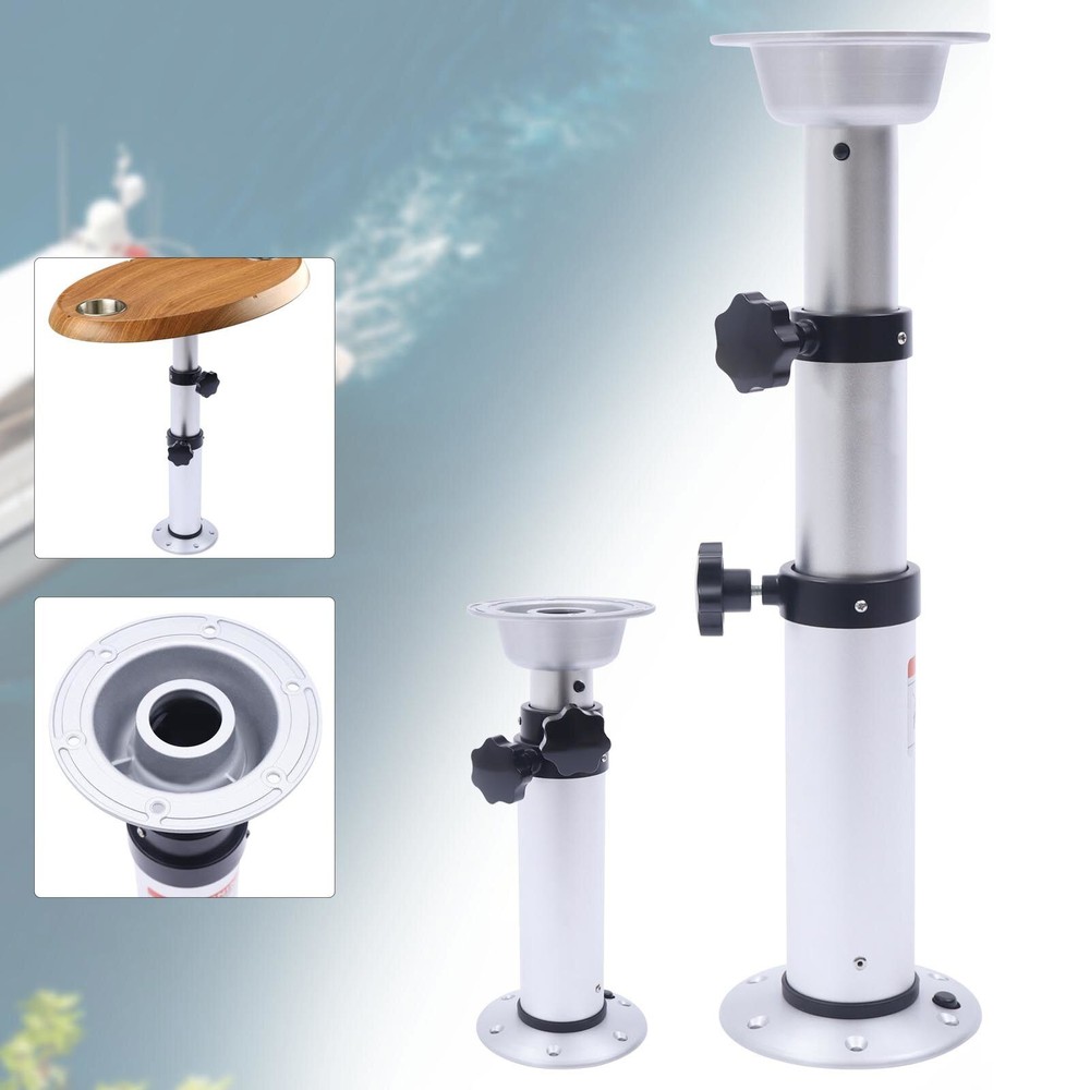 Height Adjustable 3-Section Pedestal Table Base Adjustable Table Pedestal Stand