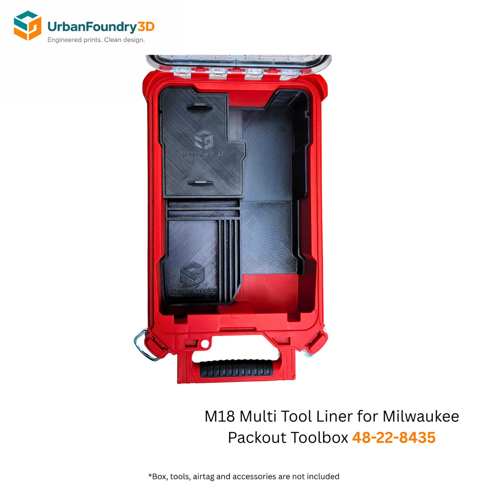 M18 Multi-Tool Liner for Milwaukee Packout Organizer - Insert Only