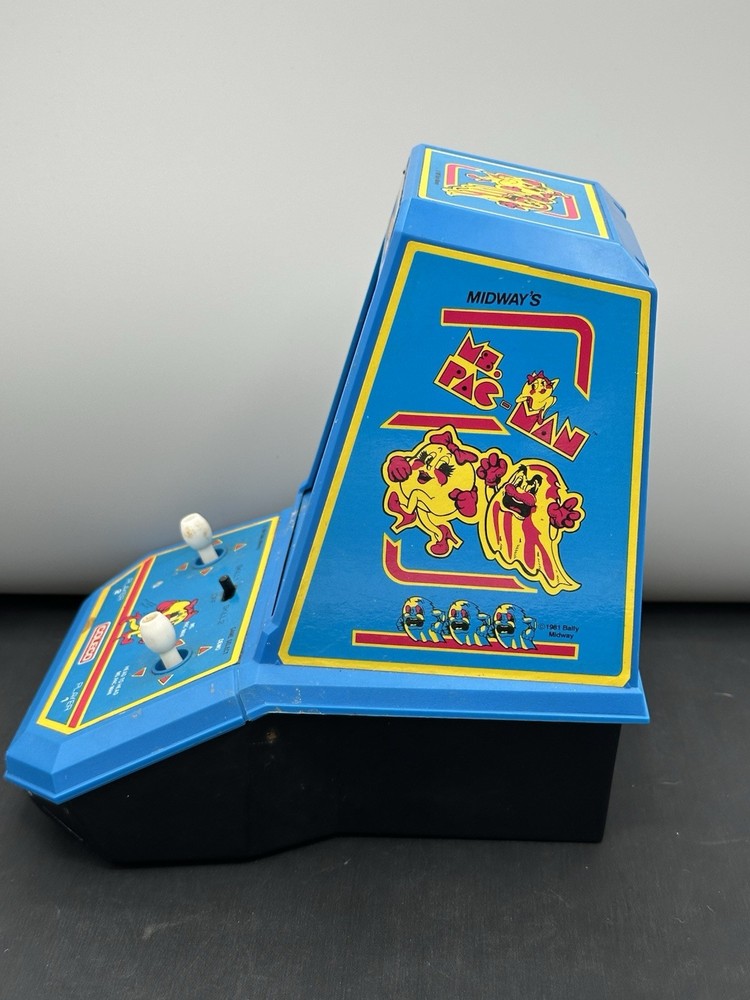 Coleco Bally Midway 1981 Ms. PAC-MAN Mini Tabletop Arcade Video Game Console