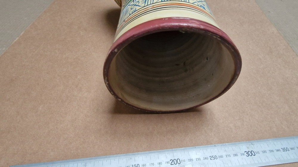North African Moroccan Ceramic Hand Drum