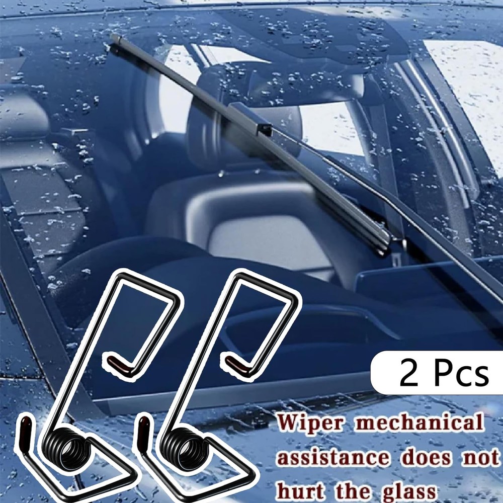 2Pcs Windshield Wiper Arm Pressure Spring Booster, Spring