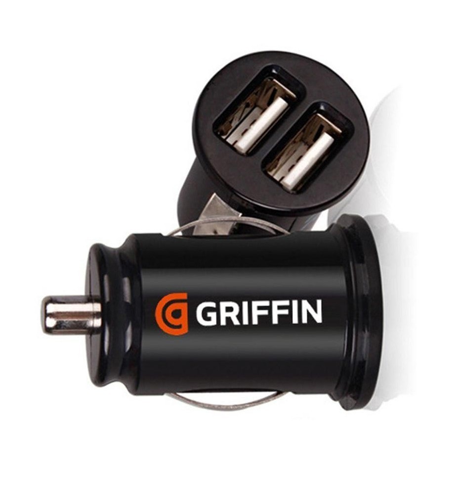 USB Dual 12V Cigarette Socket Plug Adapter for Car Charger