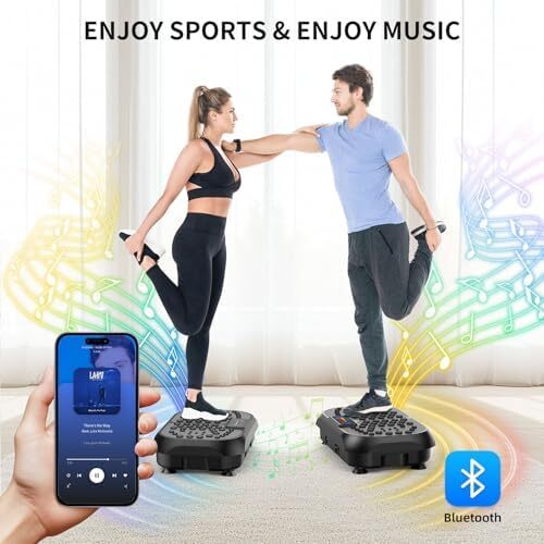 Vibration Plate Exercise Machine - CrazyFeb Vibration Plate for Lymphatic Draina