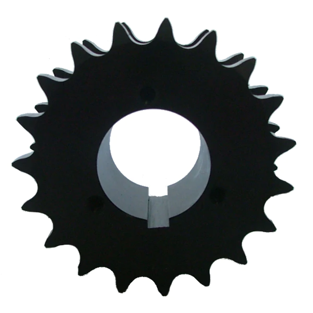DS60P19 19-Tooth, 60 Standard Roller Chain Split Taper Double Single Sprocket (3