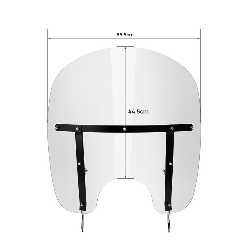 Clear Windscreen Windshield Fit For Harley Softail Slim FLS FLST FLSTF 2000-2017