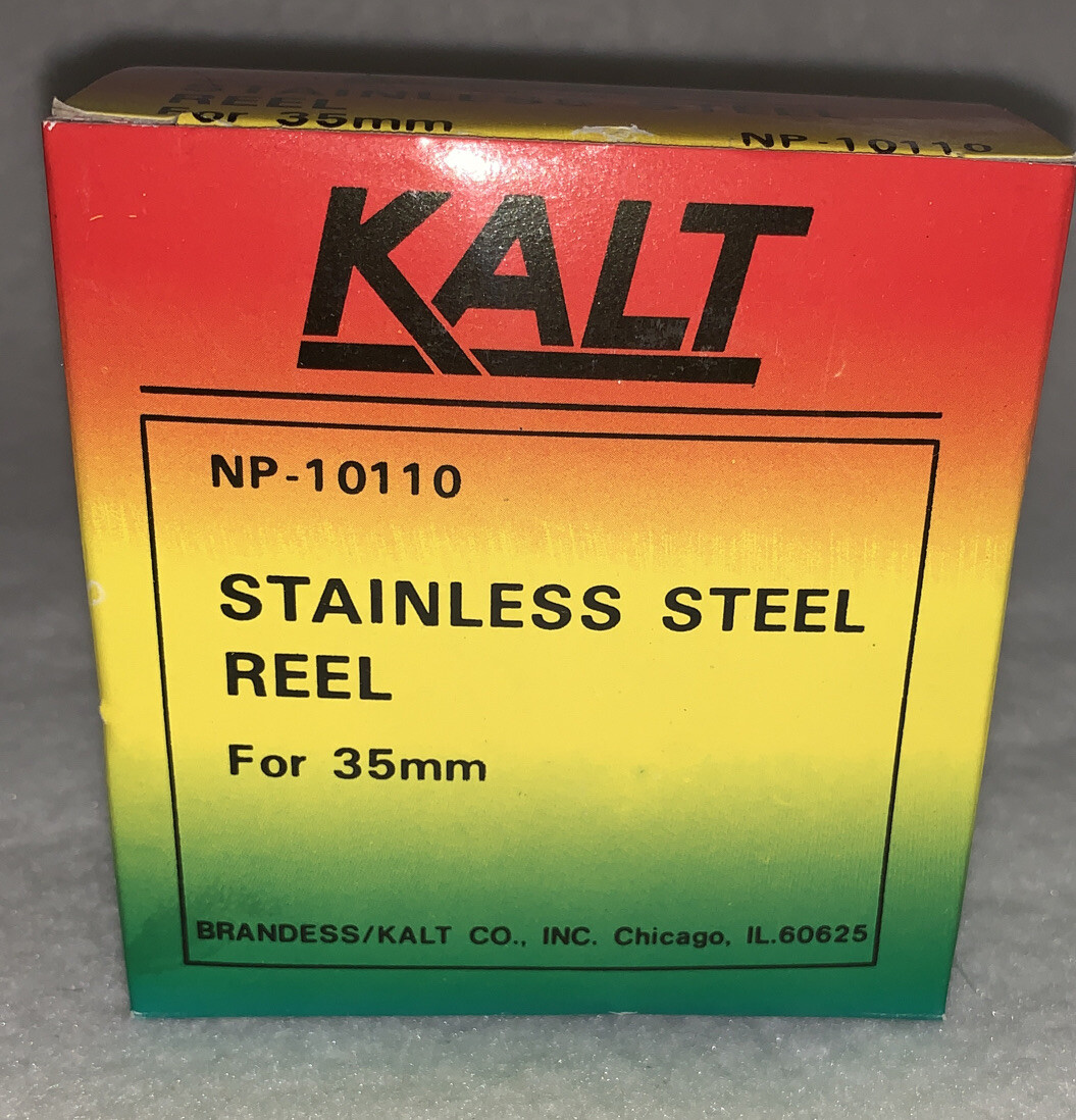 Kalt NP-10110 Single Stainless Steel Developing Reel for 35mm Film Photography