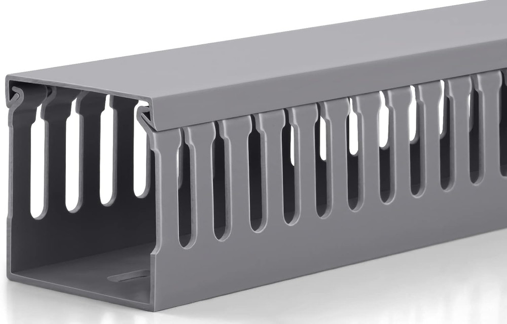 2X2In Server Rack Cable Management Raceway, Cable Duct Kit, Electrically Safe PV