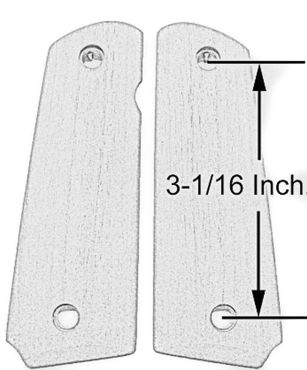 1911 Colt & Clones CUSTOM GUN GRIPS Full size Abalone Mother of Pearl