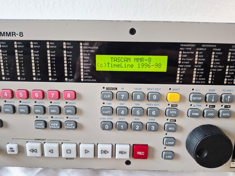 Tascam MMR-8 Modular Multitrack Hard Disk Recorder Tested 1996-98