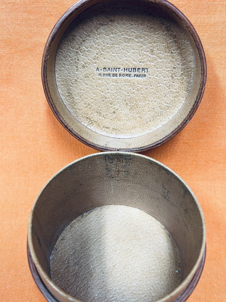 French Sterling Silver Snuff Box Set