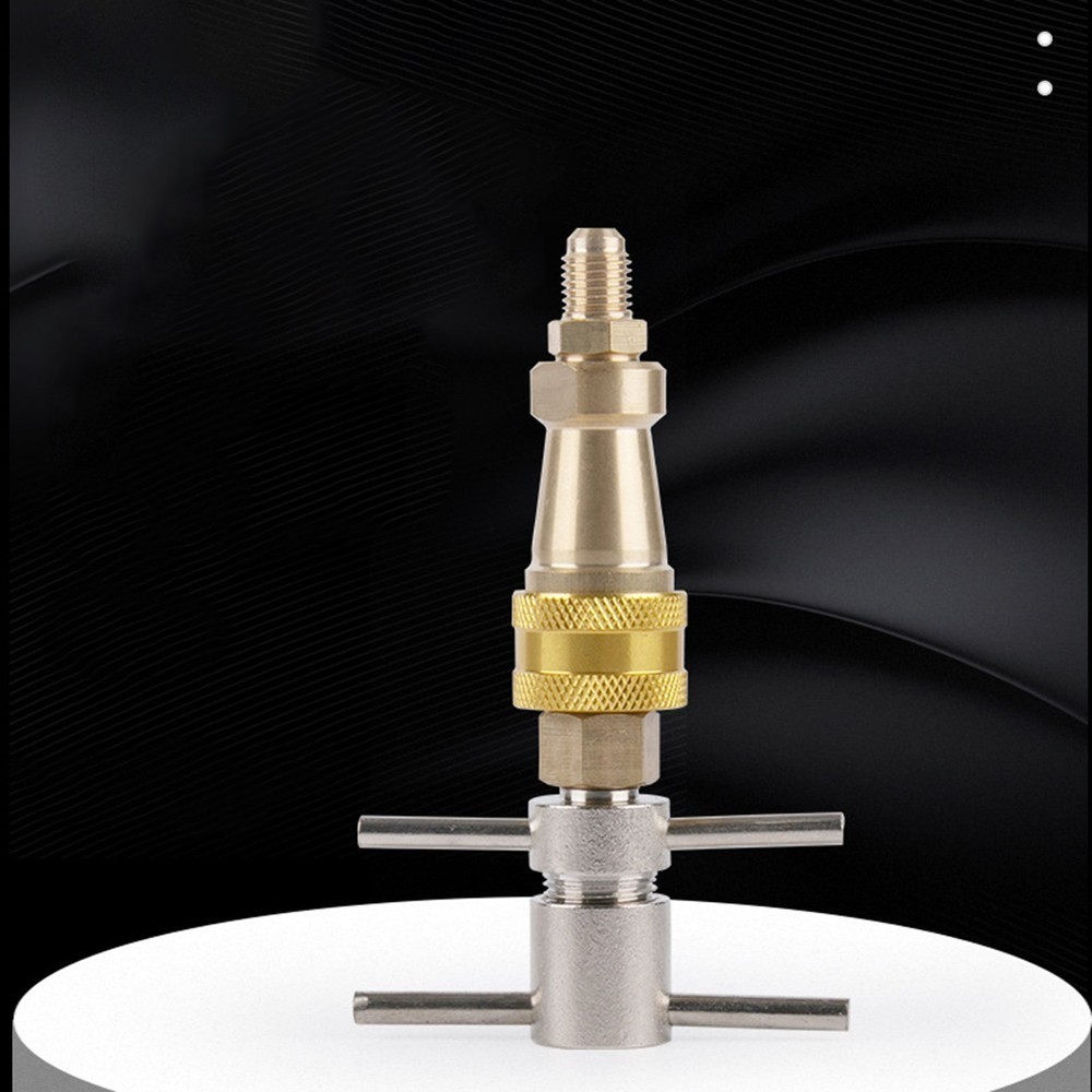1/4 Inch Brass Quick Coupling for Refrigerator and Cleaning Applications