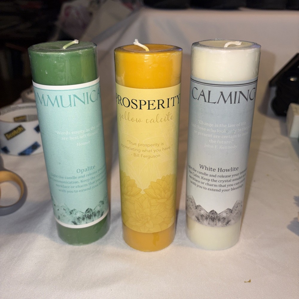 Communication, prosperity, calming,candles