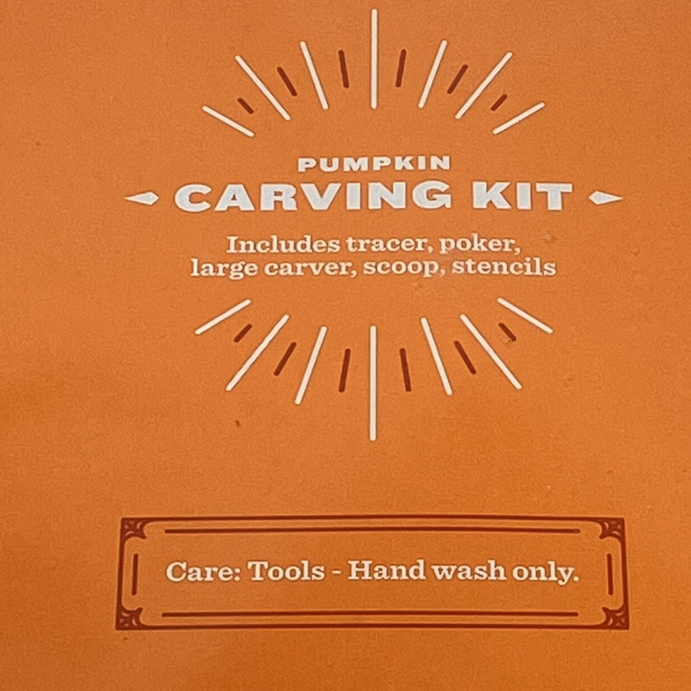 4-Tools & 8 Patterns Halloween Pumpkin Carving Kit - Hyde & EEK! Boutique™ - NEW