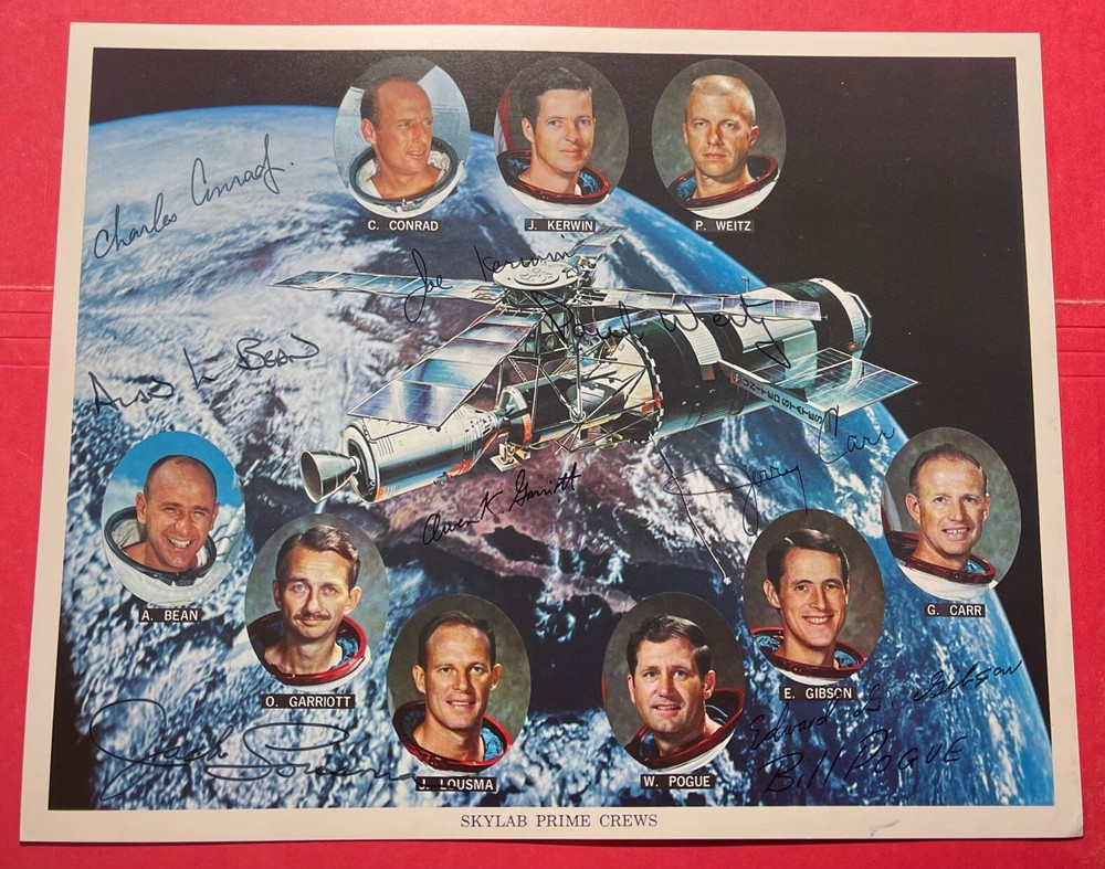 PROJECT SKYLAB PRIME CREWS AUTOPEN AUTOPEN COLOR LITHO