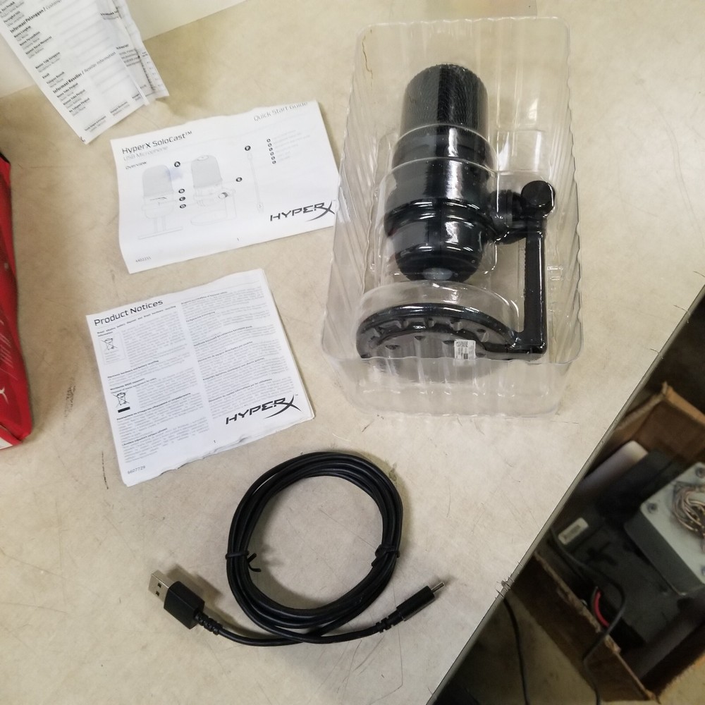 HyperX SoloCast USB Gaming Microphone - Black (4P5P8AA)