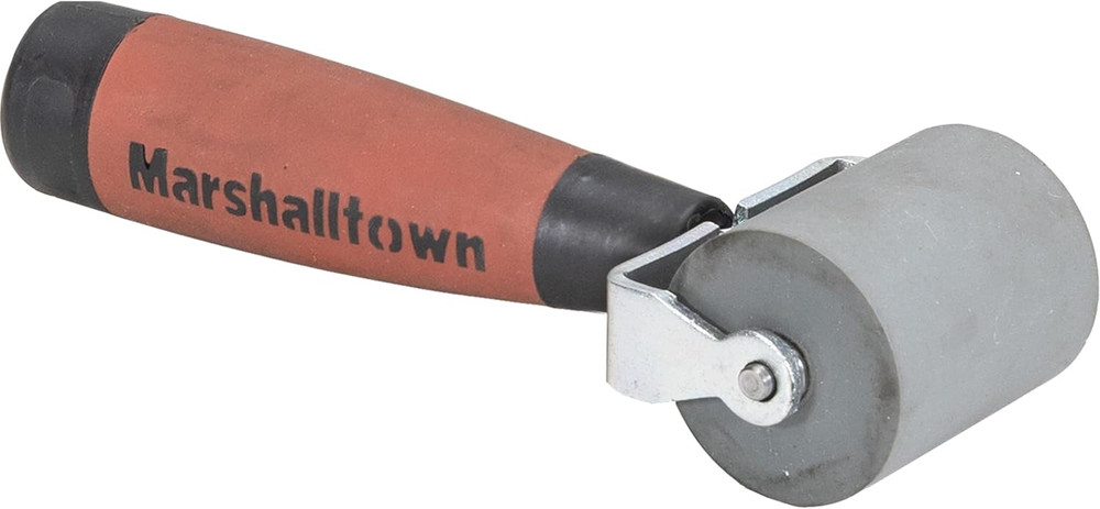 Paint and Wallcovering Seam Roller, 2 Inch Flat Solid Rubber Installation Tool,