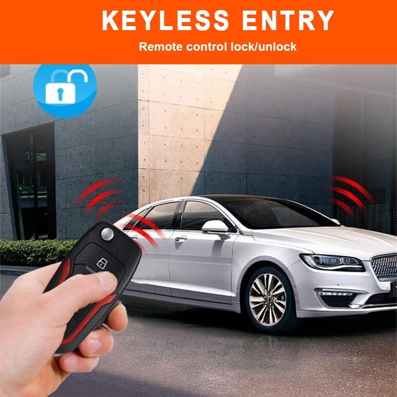 Keyless Entry Security Alarm System, Remote Engine Starter, Push to Start Kit