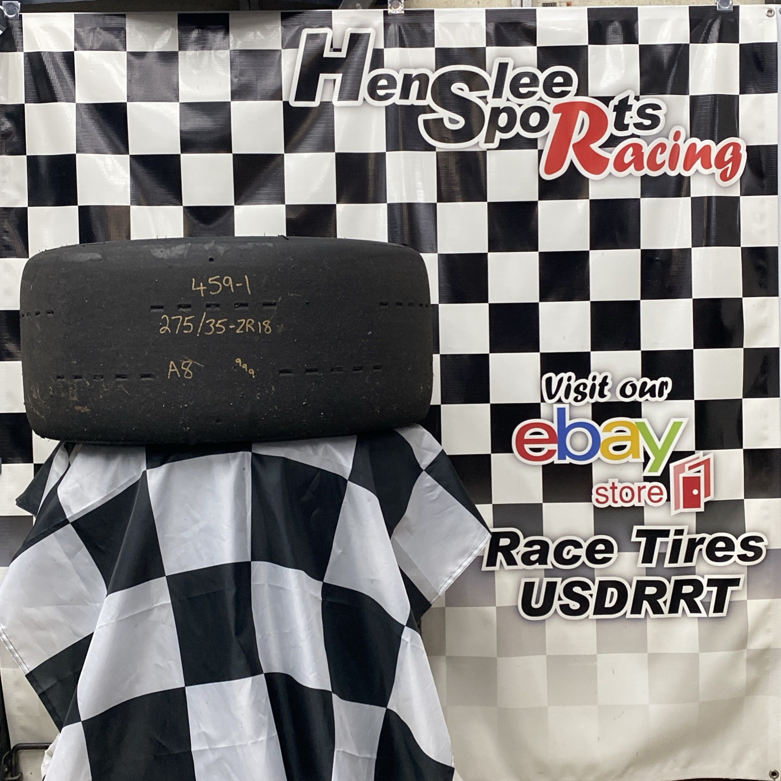 459-1 USDRRT HOOSIER TRACK ATTACK RACE DOT Race / Auto-X  Tire  275/35-ZR18   A8