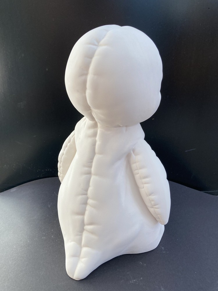 Softy Penguin 9" Ceramic Bisque, Ready to Paint