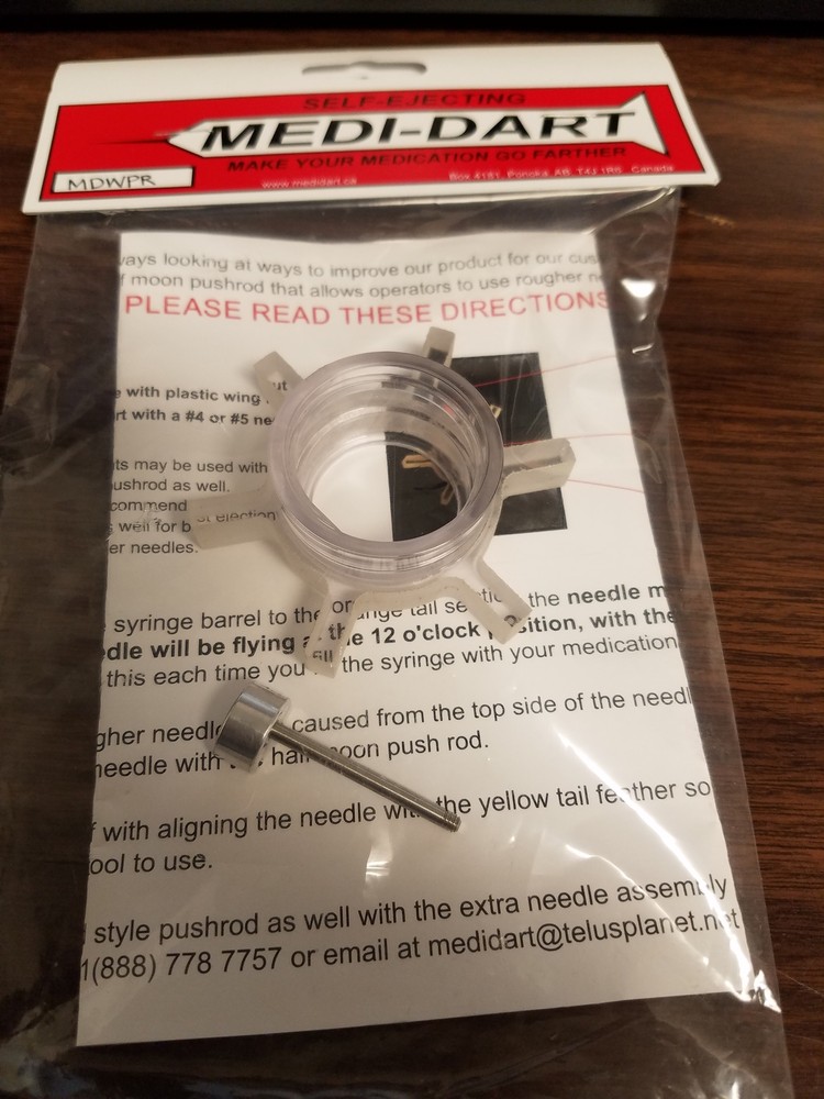 Medi Dart Crossbow MDWPR Replacement Wingnut with Push Rod