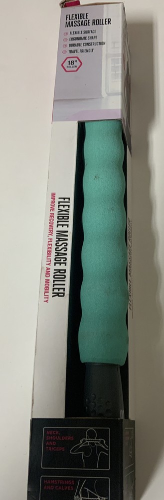 🧷 SELF FLEXIBLE MASSAGE ROLLER , 18” teal, 🆕 read👇