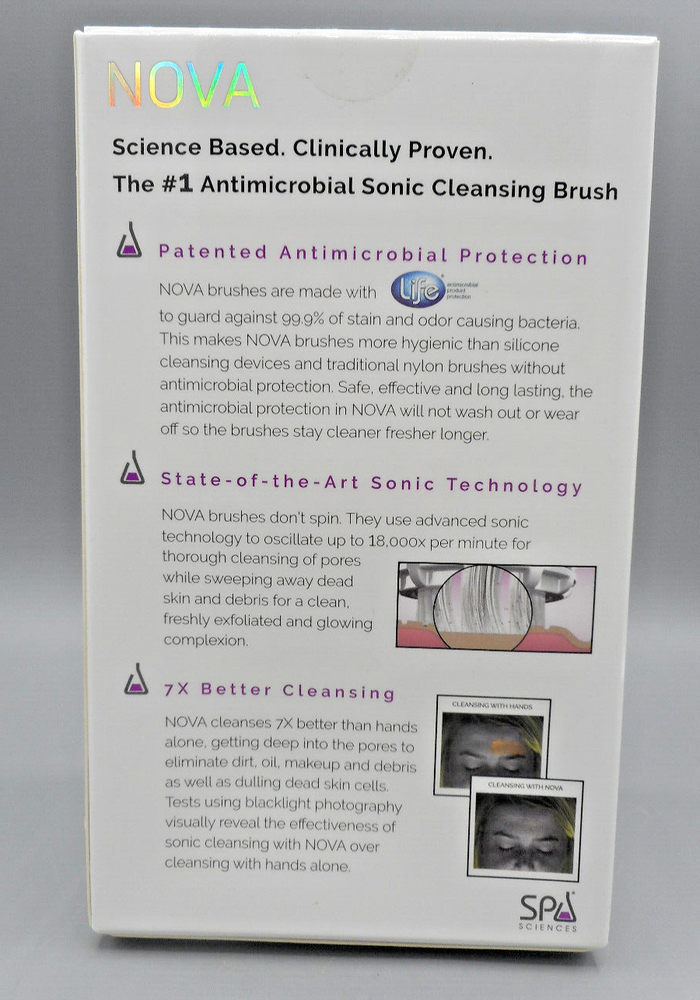 Spa Sciences Nova Antimicrobial Sonic Cleaning System Rechargable