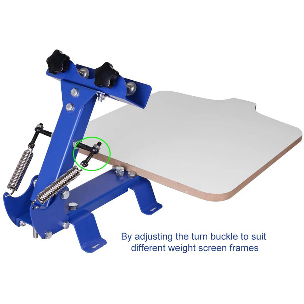 TECHTONGDA 1 Color Screen Printing Table Press Simple Silk Screen Printer