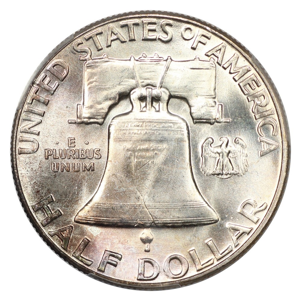 1961 50C PCGS MS65FBL - Franklin Half Dollar
