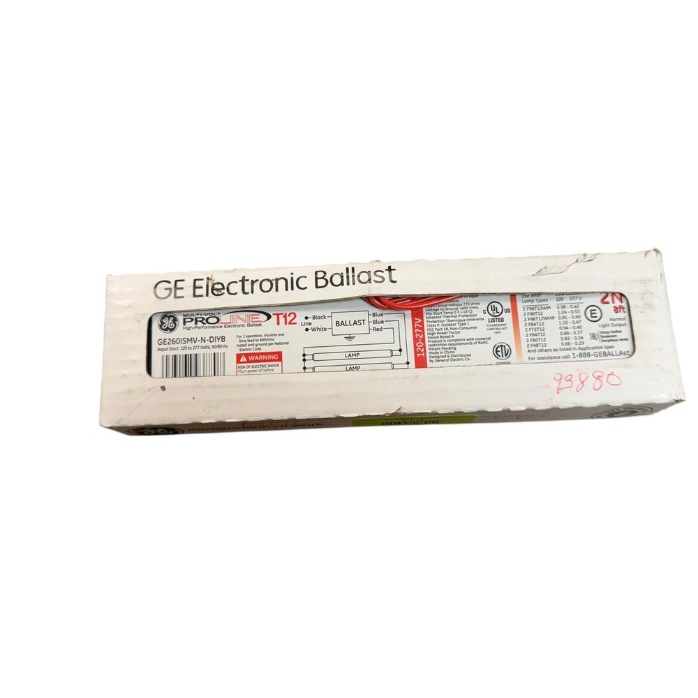 GE Lighting 93880 High-Performance Fluorescent Electronic Ballast