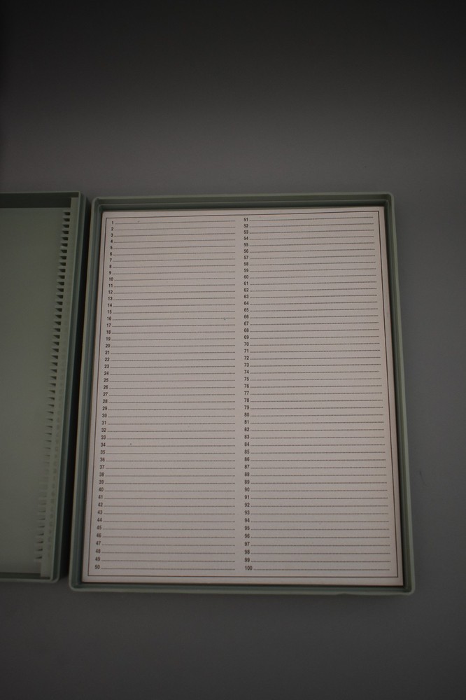 Microscope Slide case box contain 100 Slide