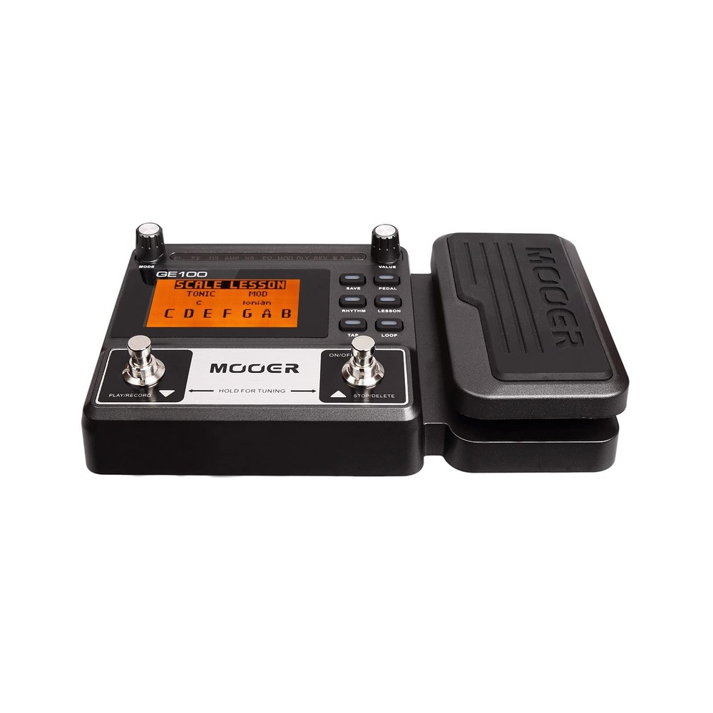 MOOER GE100 Multi-Effects Guitar Pedal with 80 Presets, 66 Effects,