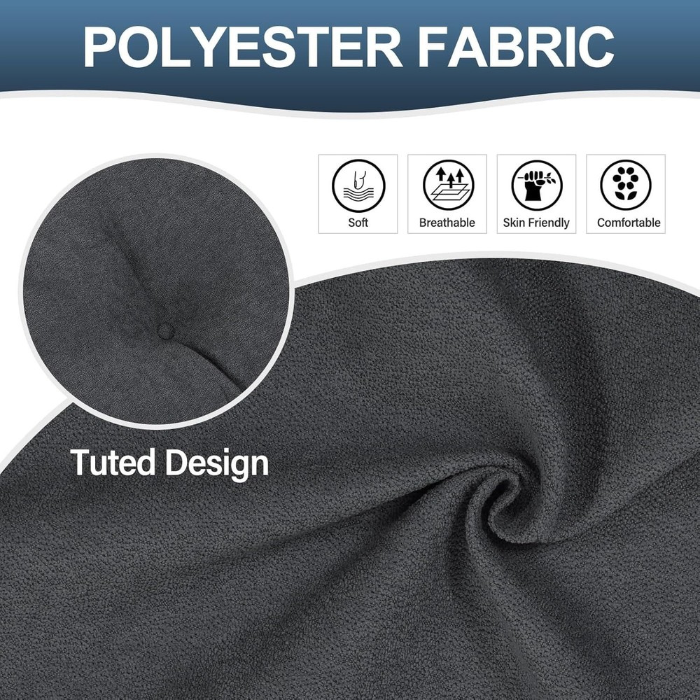 TANYOO Back Pillow for Recliner Lumbar Support Soft Medium, Dark Grey