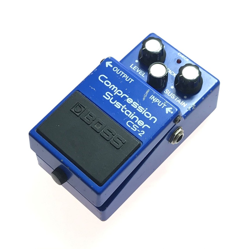 BOSS CS-2 Compression Sustainer Guitar Effects Pedal Used JAPAN