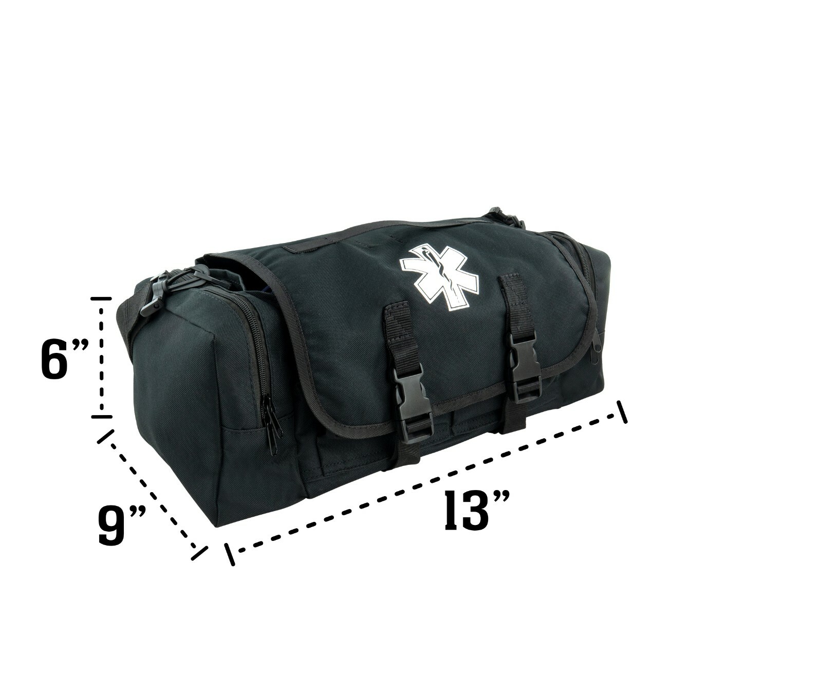 LINE2design Trauma Kit Emergency Medical Supplies Paramedic First Aid Bag Black
