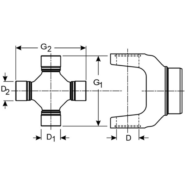 Dana Spicer 5-1350X Universal Joint